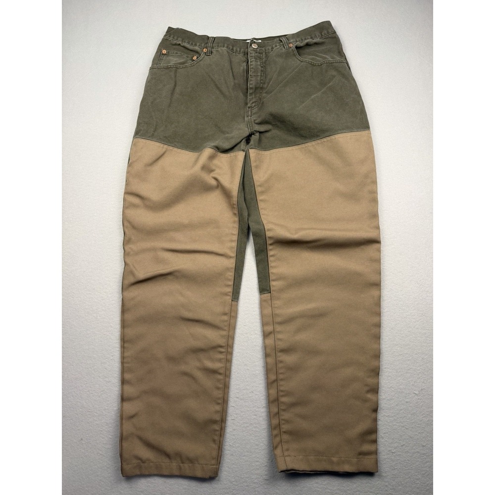 Columbia Pants Jeans Brush Guard Men's Canvas Hunting Outdoor 38 x 32 206 HM8015